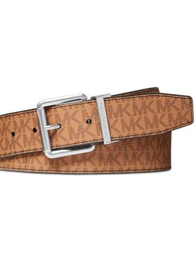 MICHAEL KORS Men's Signature Leather Belt OS Reversible NEW WITH TAGS